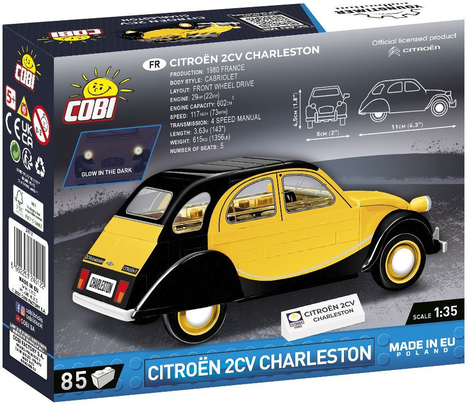 Citroen 2CV Charleston Youngtimer (85 pcs) Cobi Model (view 4)