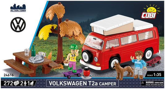 Available to Order – VW T2a Campingwagen w/2 x Figure (287 pcs) (COB 24616)