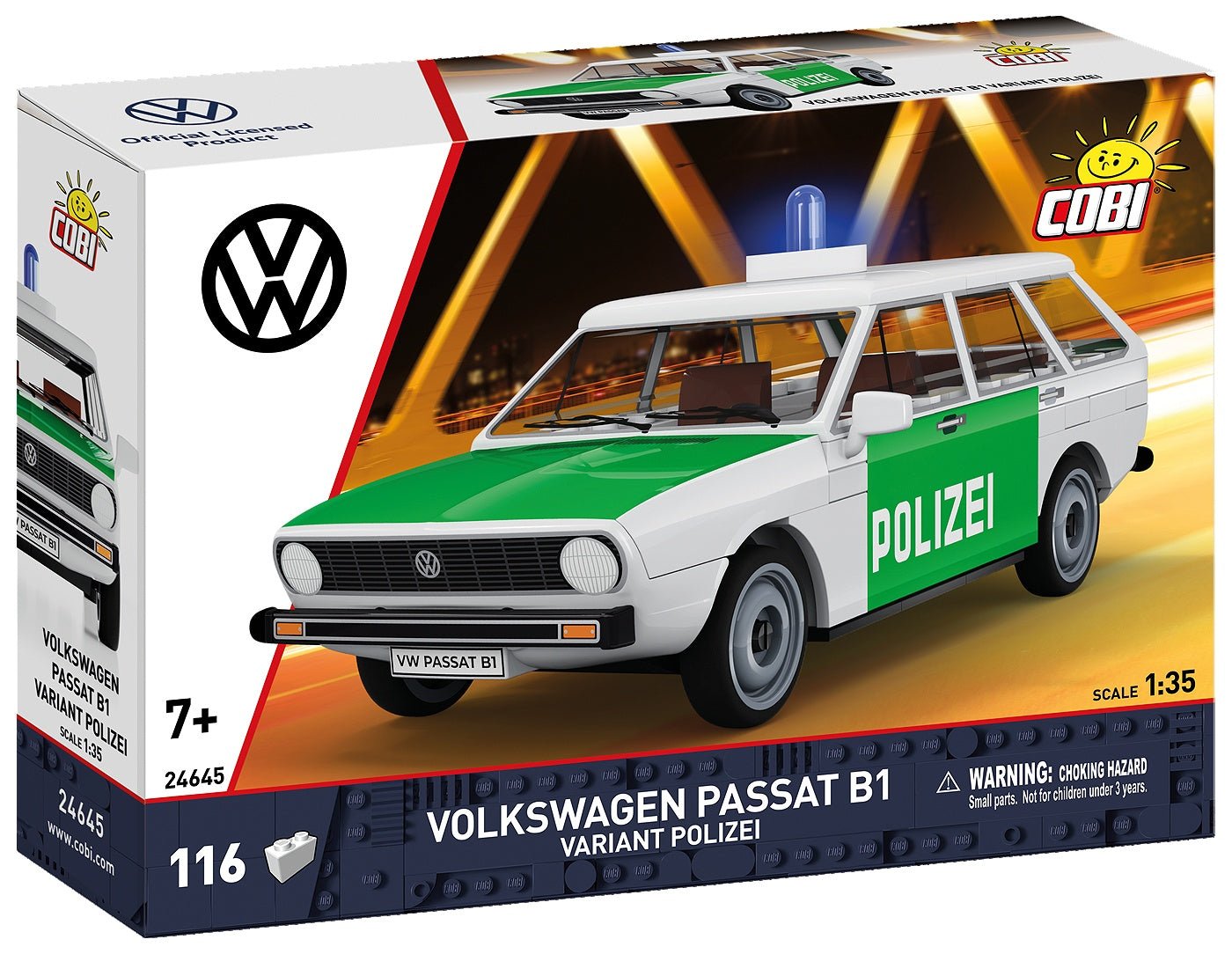 Available to Order – VW Passat B1 Variant Polizei (78 Pcs) (COB 24645)