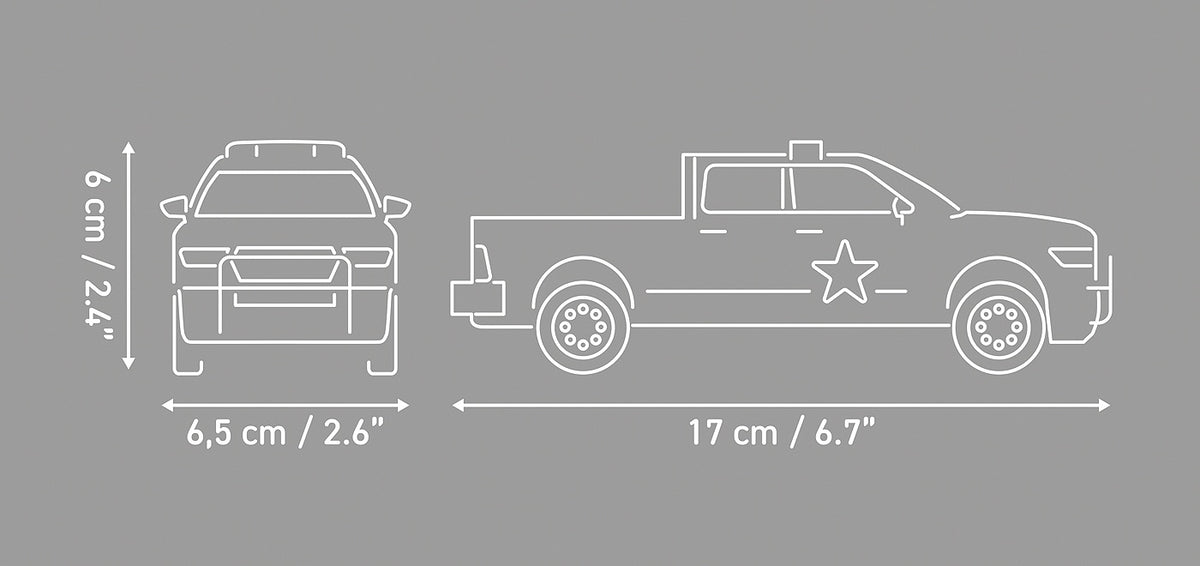 RAM 1500 Hemi Sheriff (198 Pcs) Cobi Model (view 6)