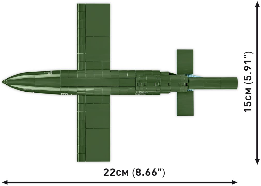 Available to Order – V-1 Flying Bomb (FI 103) WWII (265 pcs) 1:35 (COB 3135)