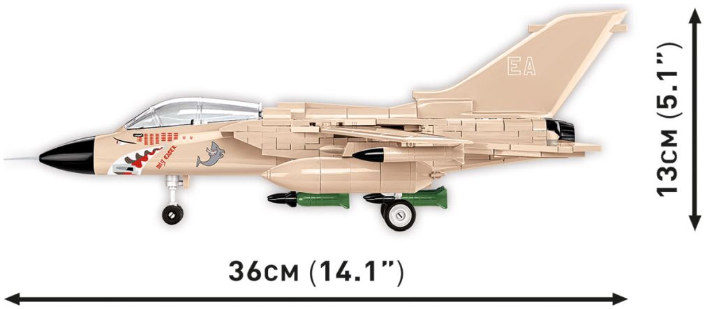 Tornado GR.Mk 1 - MiG Eater Gulf War 1990-1991 (488 pcs) Cobi Model (view 6)