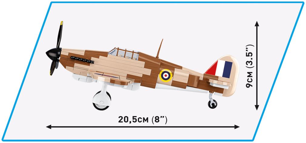 Available to Order – Hawker Hurricane MK.1 WWII (145 pcs) Cobi Model (COB 5866)