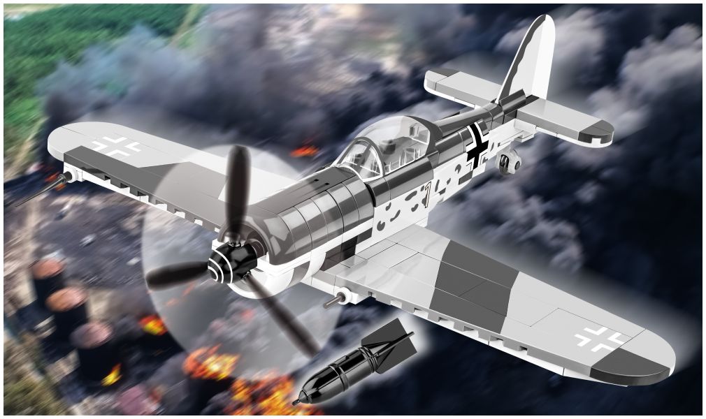 Available to Order – Focke-Wulf FW 190 F-8 WWII (170 pcs) Cobi Model (COB 5871)
