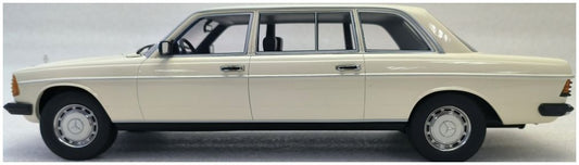 Available To Order – Mercedes Benz W123 Lang White 1978 1:18 (CUL CML005-3)