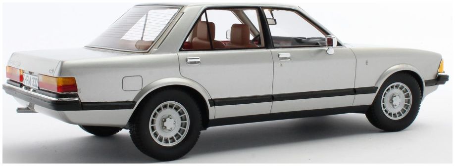 Available To Order – Ford Granada 2.8 Ghia Saloon Silver Metallic 1978 1:18 (CUL CML133-3)