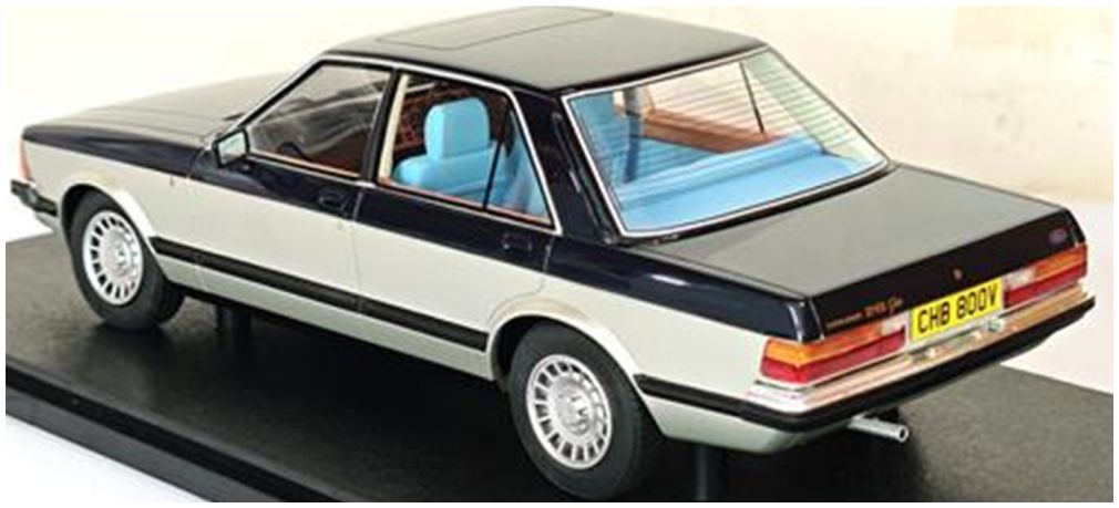 Available To Order – Ford Granada 2.8 Ghia Sapphire Blue/Silver 1:18 (CUL CML133-6)