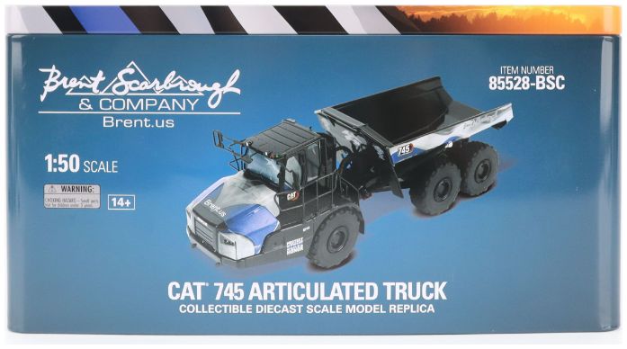 Cat 745 - Articulated Truck - Special Brent Scarbrough & Company 1:50 – diecast model (view 4)