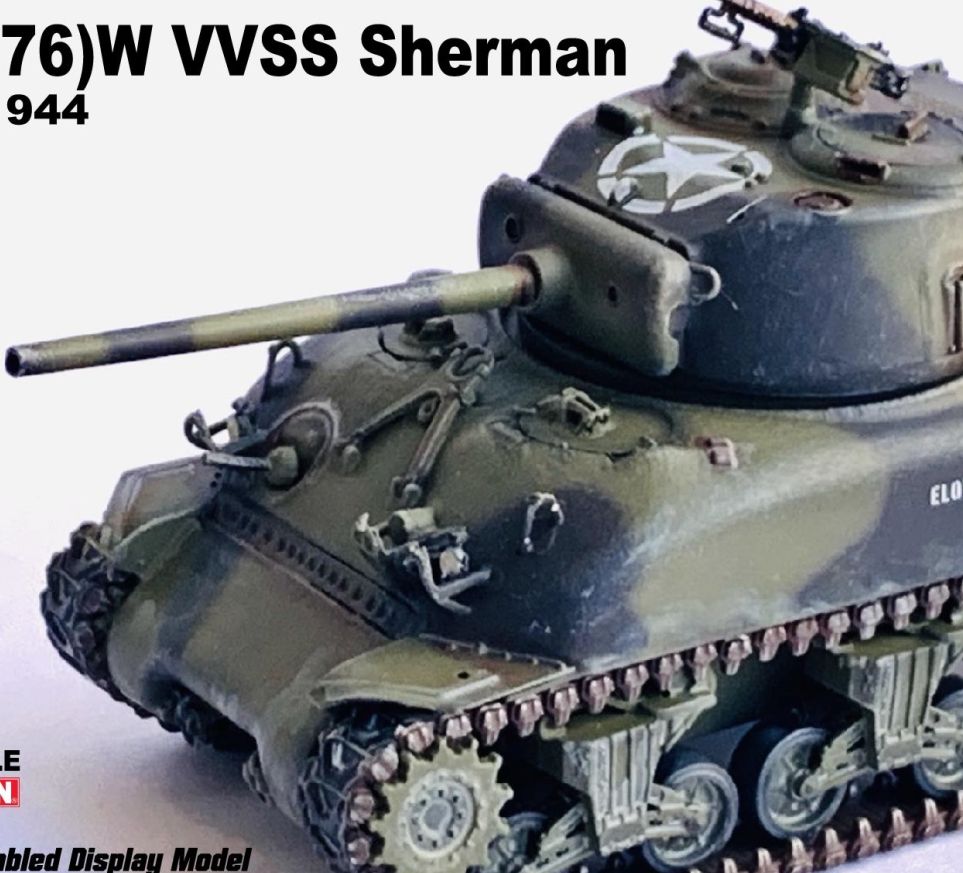 Available to Order – M4A1 (76)W VVSS Sherman France 1944 1:72 (DR 63169)