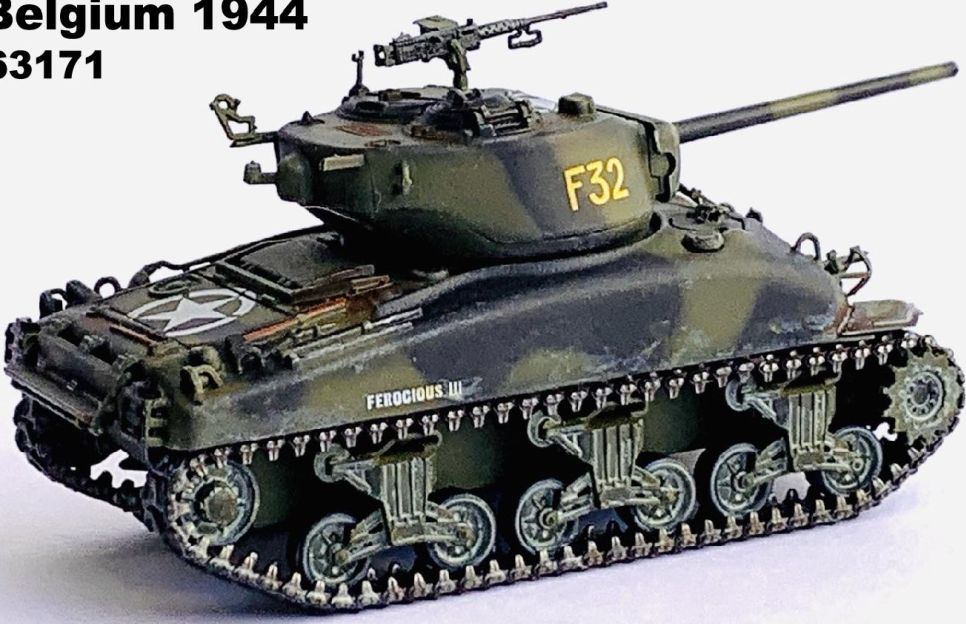 Available to Order – M4A1 (76)W VVSS Sherman Belgium 1944 1:72 (DR 63171)