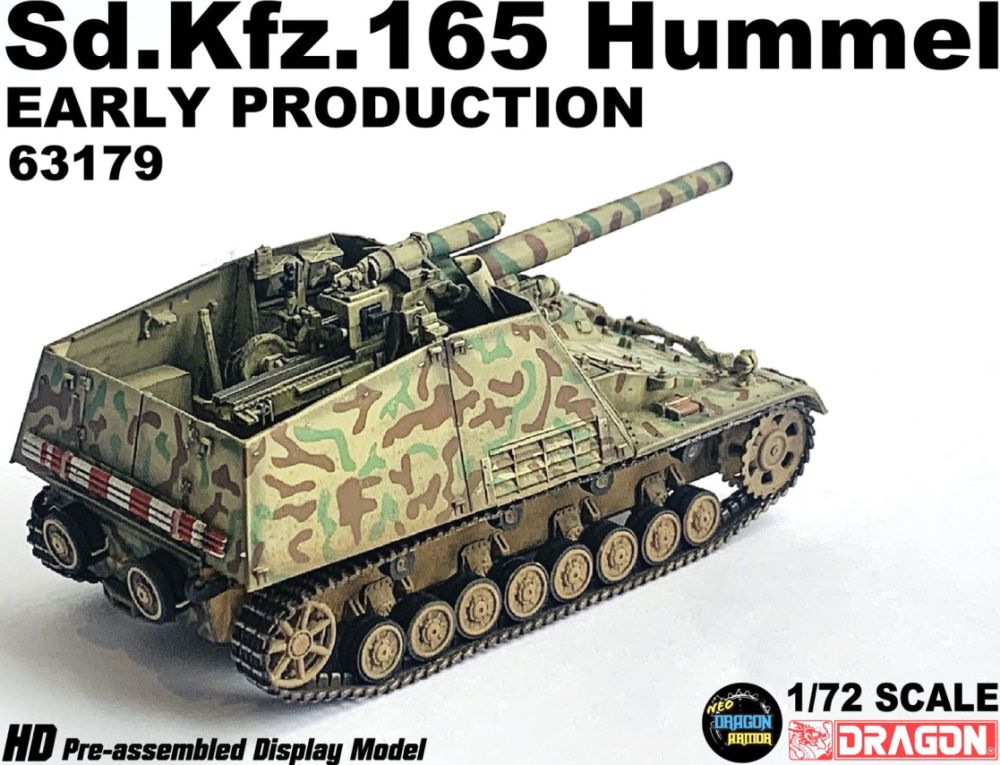 Available to Order – Sd.Kfz.165 Hummel Early Production 1:72 (DR 63179)