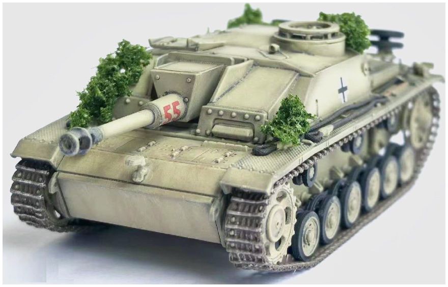 Available To Order – StuH.42 Ausf.G 10.5cm (Bush Camouflage) Pz.Reg. Herman Goring Italy 1944 1:72 Dragon Armour Model (DR 63278)