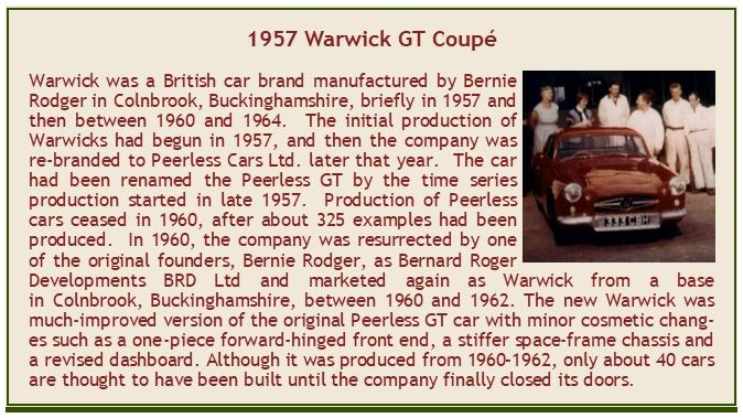 Available To Order – Warwick GT Coupe Red 1957 1:43 Esval Model (ESV EMEU43081E)