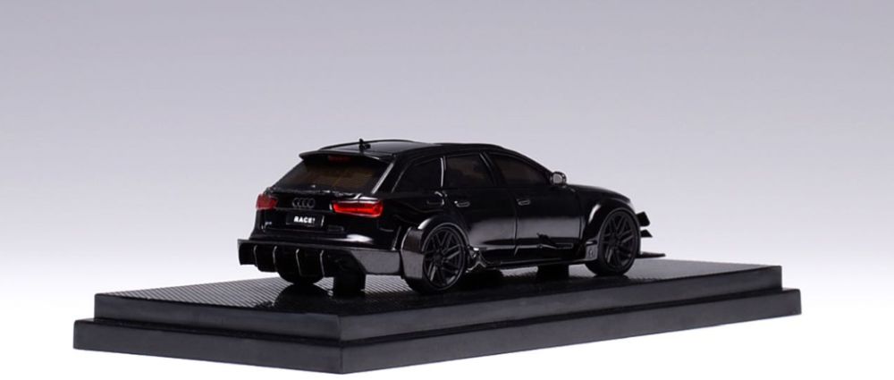 Available To Order – DarwinPro Widebody RS6 Avant Race Black 2017 1:64 (GLM 640403)