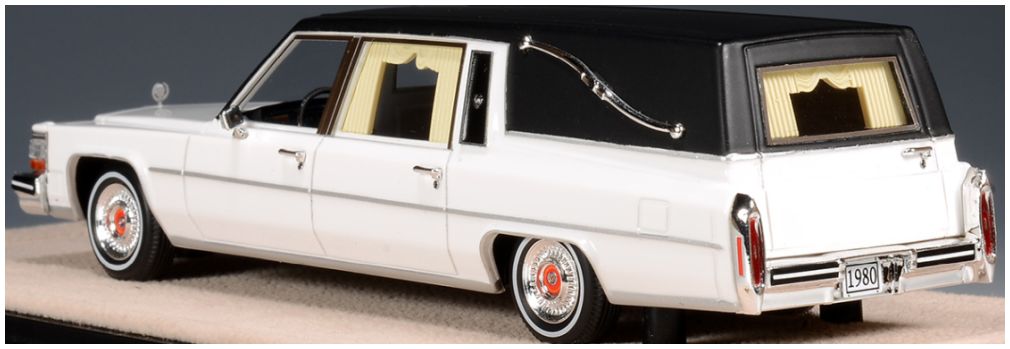 Available To Order – Cadillac Superior Hearse White 1980 1:43 (GLM 80802)