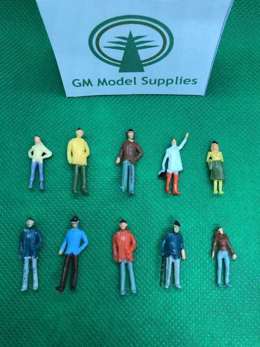 Available To Order – Model Railway Mixed Painted Figures 50pcs 1:76 (GMS F010)