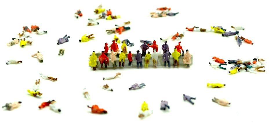 Available To Order – Architecture Mixed Painted Figures -100pcs 1:150 (GMS F027)
