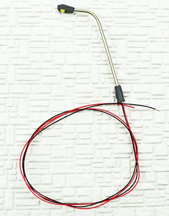 Available To Order – Model Lamps LED Street Lights Copper Modern Single Head (Packs of 10) 1:150 GM Model Supplies Model (GMS LN004)