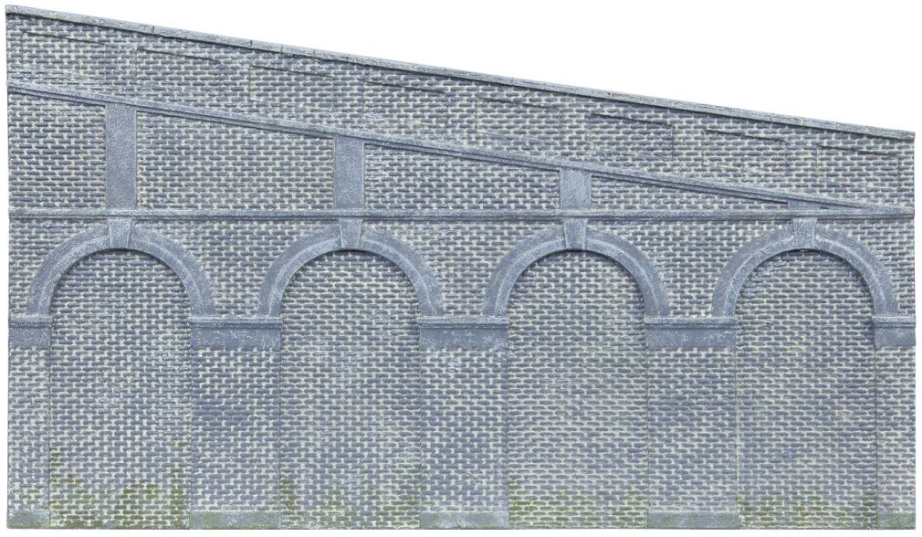 Available To Order – High Stepped Arched Retaining Walls x 2 (E 1:76 (HOR R7375)