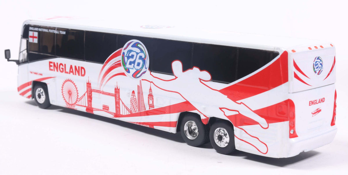 Available To Order – MCI D4520 Coach England National Soccer Team 1:87 Iconic Replicas Model (ICO 870724)