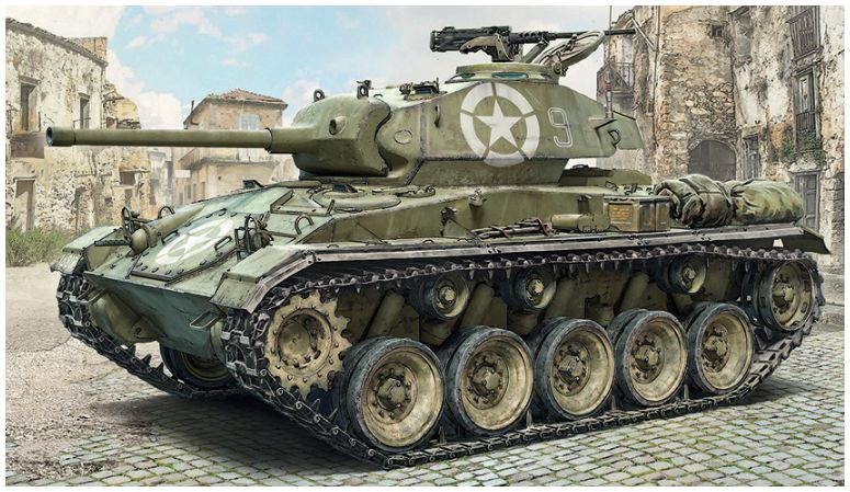 Available to Order – M24 Chaffee 1:35 Italeri Plastic Kits Model (ITA 6761)