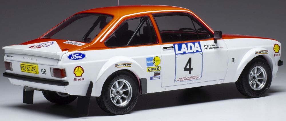 Available To Order – Ford Escort MK II RS 1800 #4 1000 Lakes Rally 1977 A.Vatanen/A.Aho 1:18 (IXO 18RMC143)