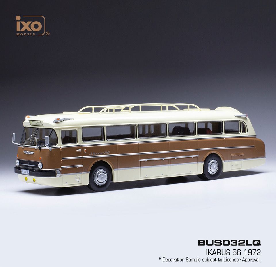 Available To Order – Ikarus 66 Beige/Brown 1972 1:43 IXO Model (IXO BUS032)