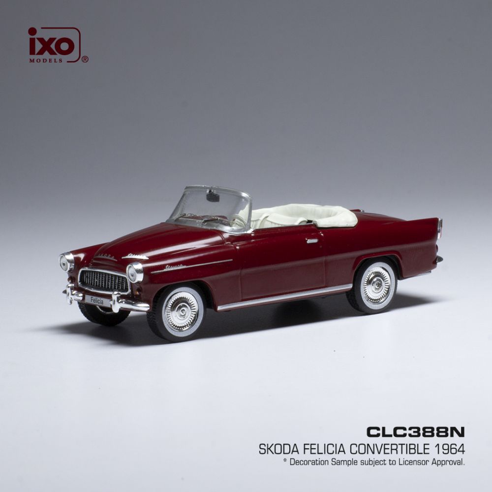Available To Order – Skoda Felicia Roadster Red 1959 1:43 IXO Model (IXO CLC388)