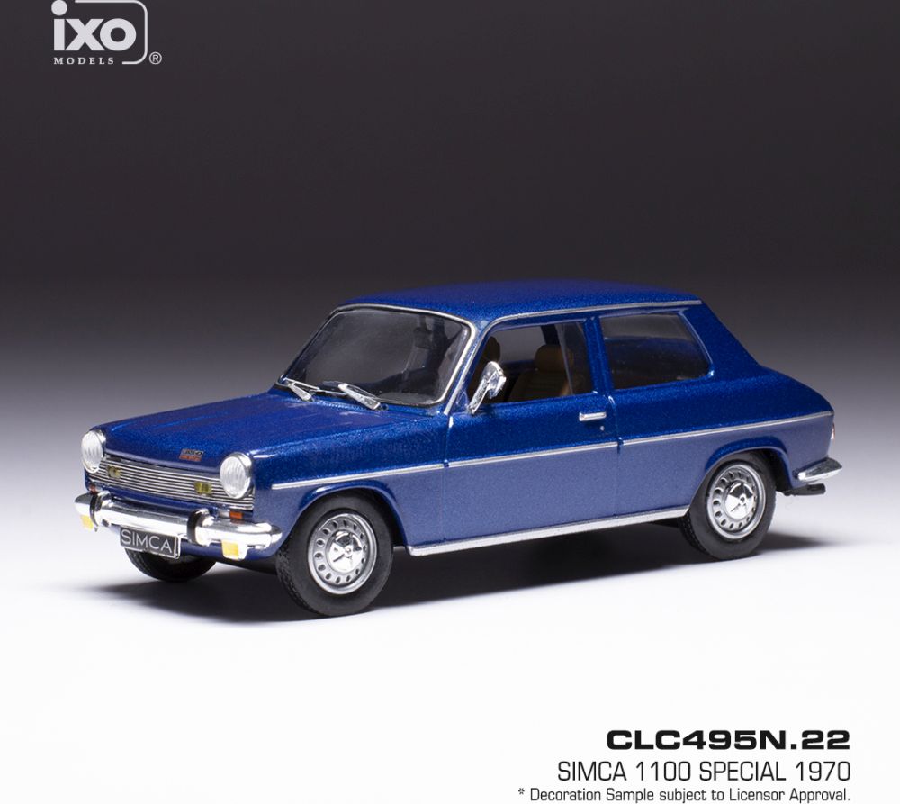Available To Order – Simca 1100 Special Metallic Blue 1970 1:43 IXO Model (IXO CLC495)