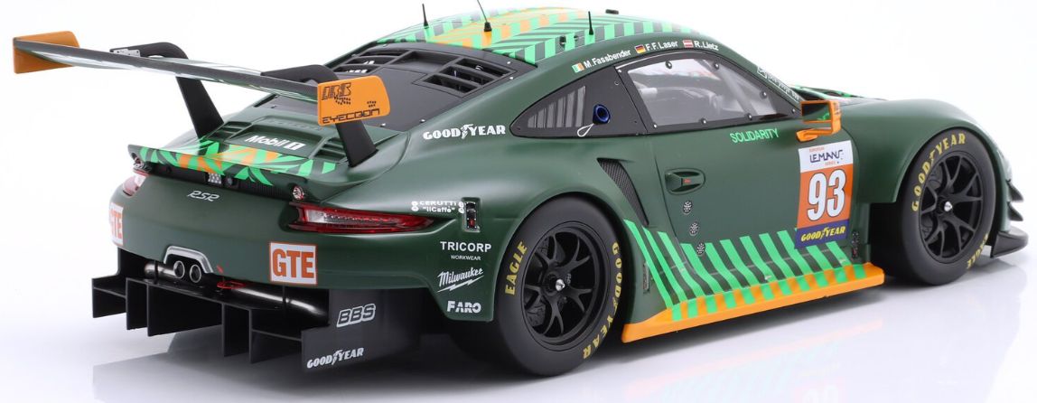 Available To Order – Porsche 911 RSR #93 ELMS 2020 Proton Competition Fassbender/Laser/Lietz 1:12 IXO Model (IXO LEGT12058)