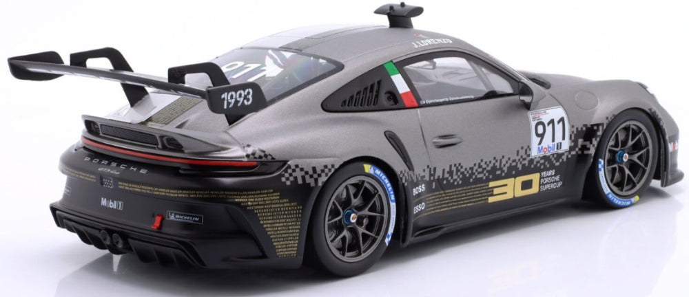 Available To Order – Porsche 911 (992) GT3 Cup #911 Porsche Supercup Imola 2022 Jorge Lorenzo 1:18 IXO Model (IXO LEGT1822CUP007)