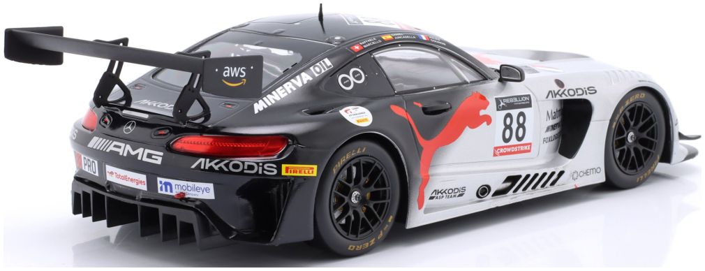 Mercedes Benz AMG GT3 #88 Winner 24h Spa 2022 AKKodis ASP Marciello/Juncadella/Goun 1:18 IXO Model (view 2)