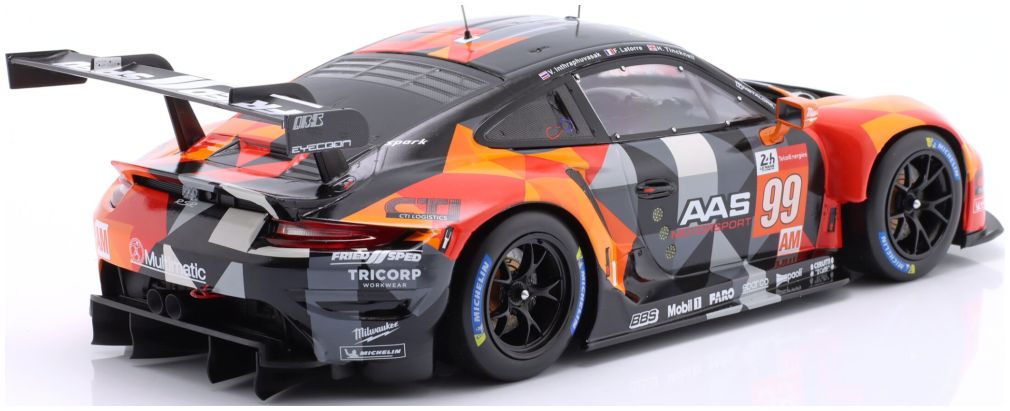 Available To Order – Porsche 911 RSR-19 #99 24h Le Mans 2021 Proton Competition Inthraphuvasak/Latorre 1:18 IXO Model (IXO LEGT1823015)