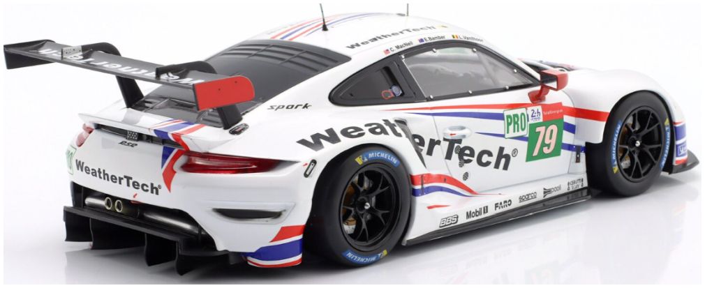 Available To Order – Porsche 911 RSR #79 24h Le Mans 2021 MacNeil/Bamber/Vanthoor 1:18 IXO Model (IXO LEGT1823017)