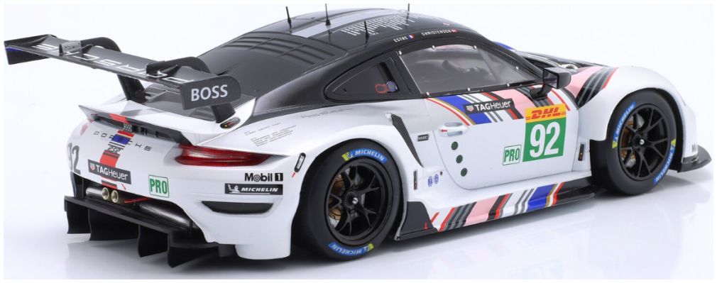 Available To Order – Porsche 911 RSR-19 Goodbye #92 Last Race WEC 2022 Estre/Christensen 1:18 IXO Model (IXO LEGT1823030)