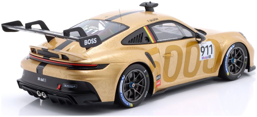 Available To Order – Porsche 911 GT3 Cup #911 Porsche Supercup Hungaroring 2023 Timo Glock 1:18 IXO Model (IXO LEGT1823CUP001)