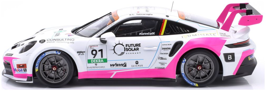 Available To Order – Porsche 911 GT3 Cup #91 Porsche Carrera Cup Germany 2025 G. Tuccaroglu 1:18 IXO Model (IXO LEGT1824CUP004)