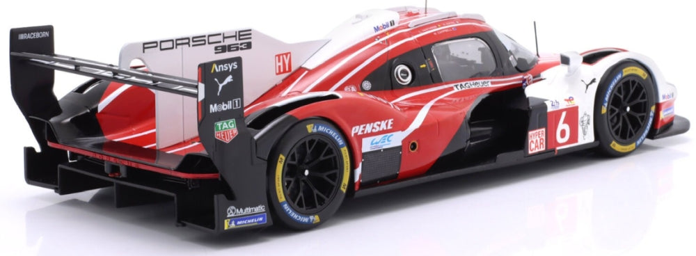Porsche 963 #6 2nd 24h Le Mans 2025 Penske Estre/Vanthoor/Campbell 1:18 IXO Model (view 2)