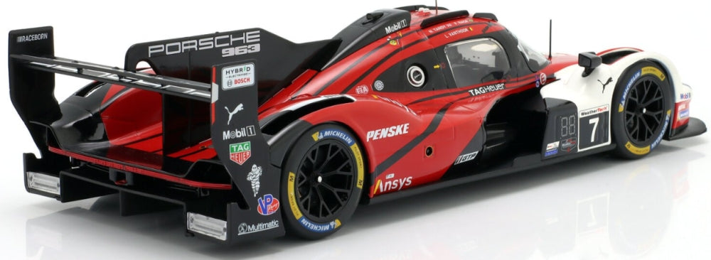 Available To Order – Porsche 963 #7 Winner 12h Sebring 2025 Penske Motorsport Nasr/Tandy/Vanthoor 1:18 IXO Model (IXO LEGT963SE014)