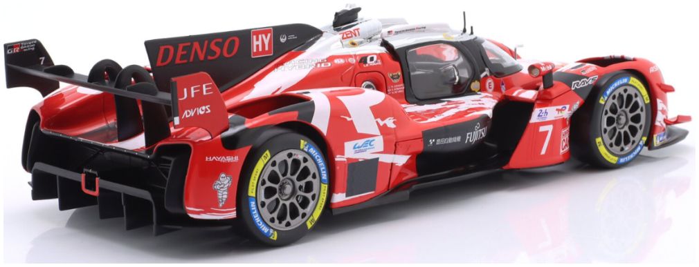Available To Order – Toyota GR010 Hybrid #7 5th 24h Le Mans 2025 Gazoo 40 Years Retro Livery Conway 1:18 IXO Model (IXO LEGTTYGR25LM07)