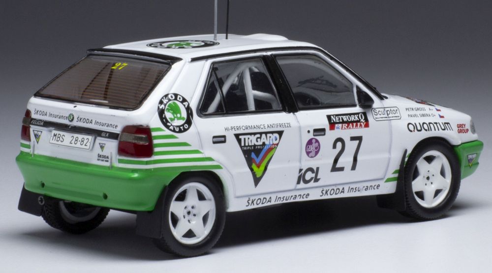 Available To Order – Skoda Felicia Kit Car #27 RAC Rally 1995 P.Sibera/P.Gross 1:43 IXO Model (IXO RAC364)
