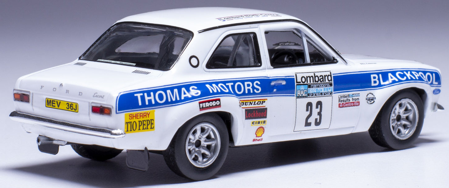Available To Order – Ford Escort MK I RS 1600 #23 RAC Rallye B.Coleman/D.O'sullivan 1974 1:43 IXO Model (IXO RAC439)