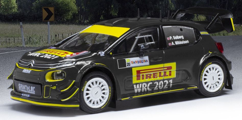 Available To Order – Citroen C3 WRC #21 WRC Rallye Sardinien 2020 P.Solberg/A.Mikkelsen 1:43 IXO Model (IXO RAM766)