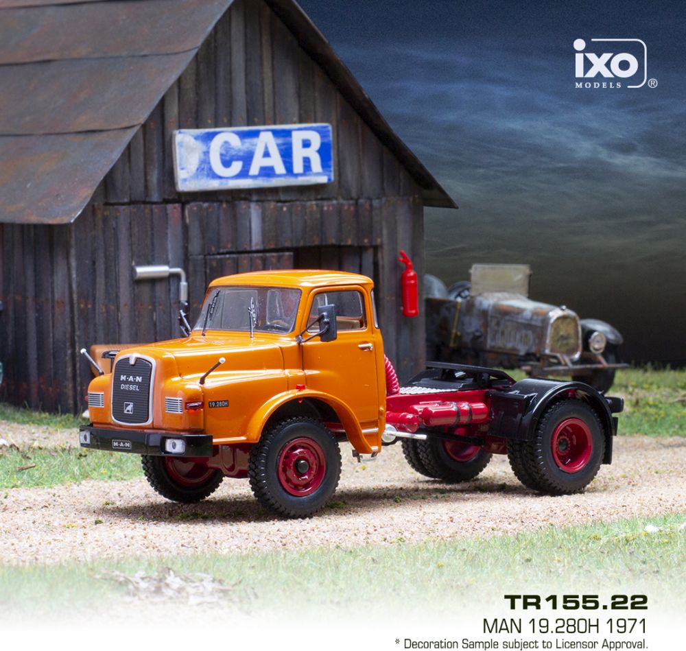 Available To Order – MAN 19.280 H Orange 1971 1:43 IXO Model (IXO TR155)