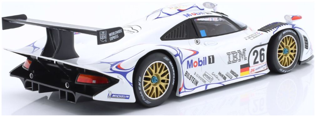 Available To Order – Porsche 911 GT1 #26 Winner 24h Le Mans 1998 McNish/Aiello/Ortelli 1:12 IXO Model (IXO W1200201)
