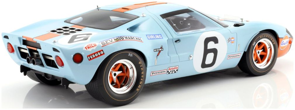 Available To Order – Ford GT40 Mk I #6 Winner 24h Le Mans 1969 Ickx/Oliver 1:12 IXO Model (IXO W1201501)