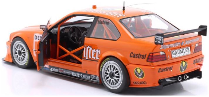 Available To Order – BMW M3 E36 Coupe Jagermeister #9 A. Hahne DTM 1993 1:18 IXO Model (IXO W1800701)