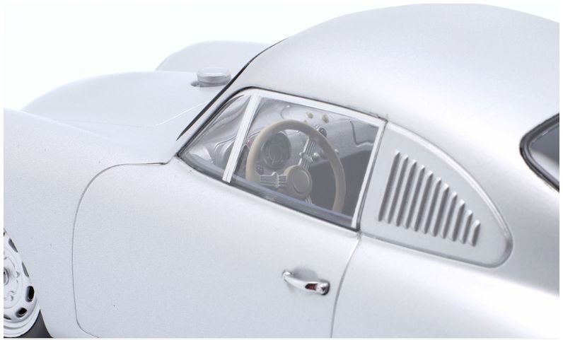 Available To Order – Porsche 356 SL Plain Body Version 1951 Silver 1:18 IXO Model (IXO W18009005)