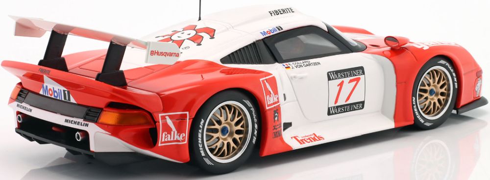 Available To Order – Porsche 911 GT1 #17 FIA GT Spa 1997 von Gartzen/Collard 1:18 IXO Model (IXO W18013006)