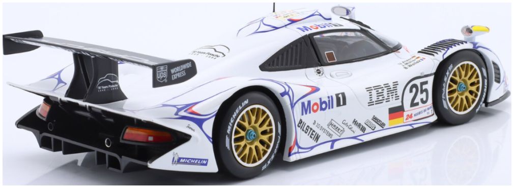 Available To Order – Porsche 911 GT1 #25 2nd 24h Le Mans 1998 Wollek/Muller/Alzen 1:18 IXO Model (IXO W18029002)